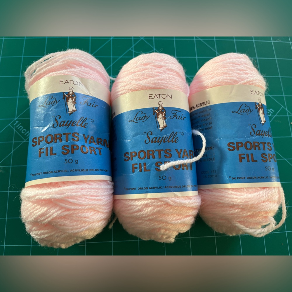 Eaton Sayelle Pink Sports Yarn